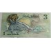 COOK ISLANDS 1992 . THREE 3 DOLLARS BANKNOTE . SPECIMEN / ERROR